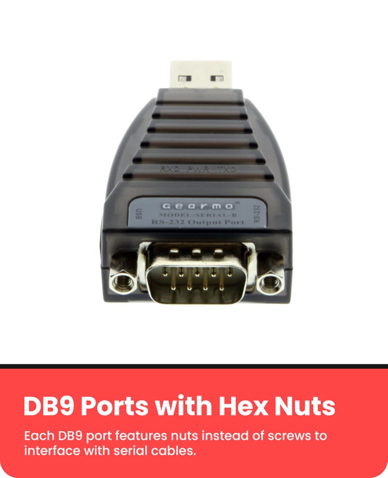 Gearmo Mini USB Serial Adapter Hi-Speed 920K FTDI Chip - Image 2